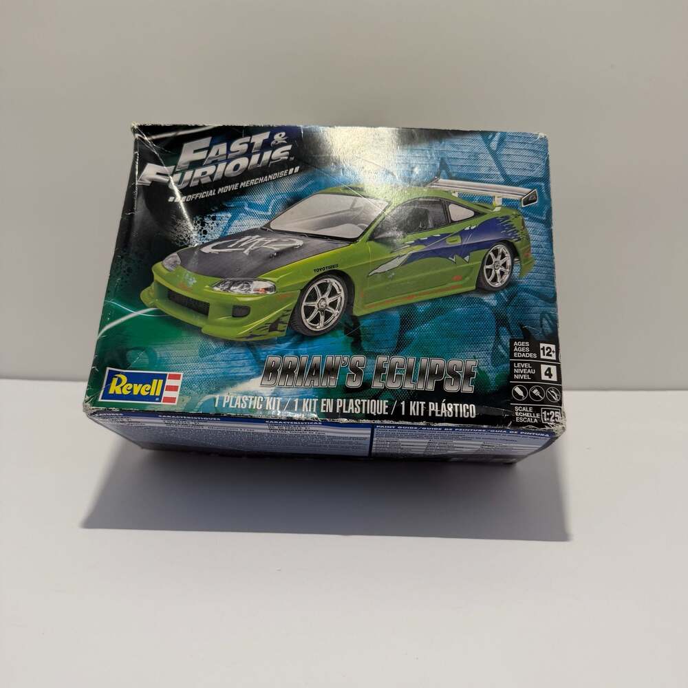 Revell Fast & Furious Brian's Mitsubishi Eclipse Plastic Model Kit 1:25